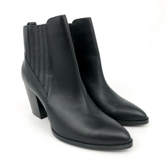 BLONDO Women's Reese Ankle Boot US 9.5 Black Leather Waterproof Bootie NWOB - Picture 5 of 13